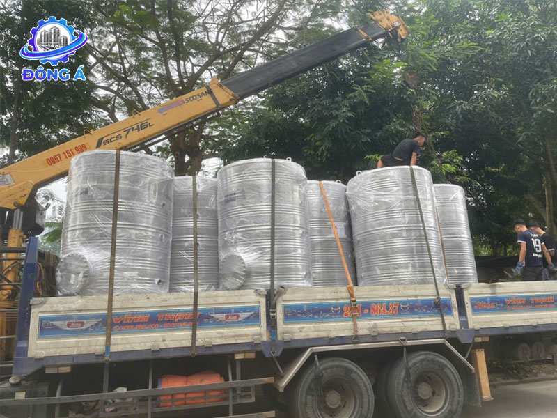 Bồn bảo ôn inox đứng Đông Á 2.000L