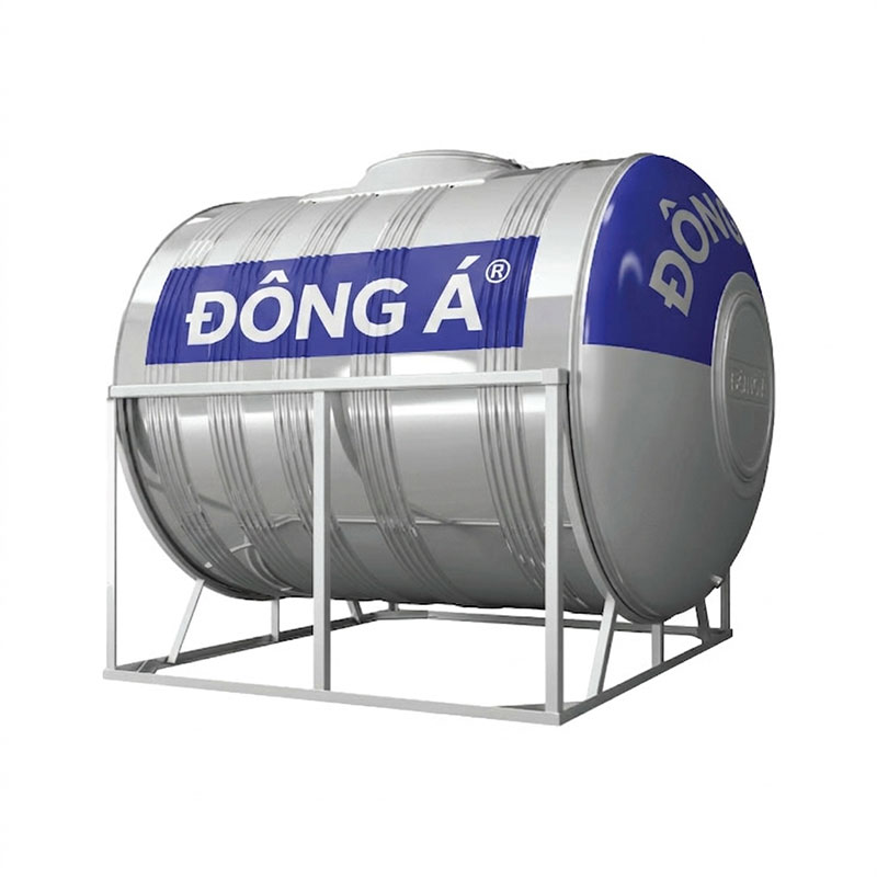 Bồn nước Inox Đông Á 5000L ngang (Φ1420)
