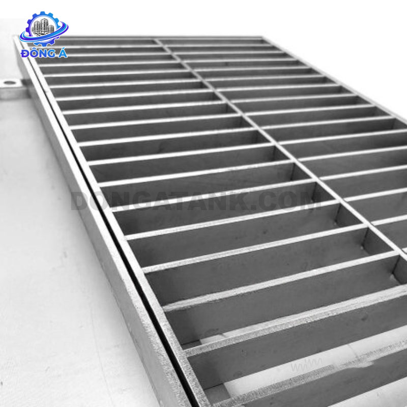 Nắp rãnh thoát nước Grating nan ngang - tải cao