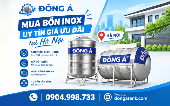 Mua bồn inox uy tín giá ưu đãi