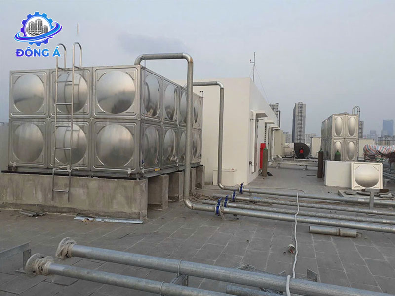Bể nước inox công nghiệp Đông Á 120 m³