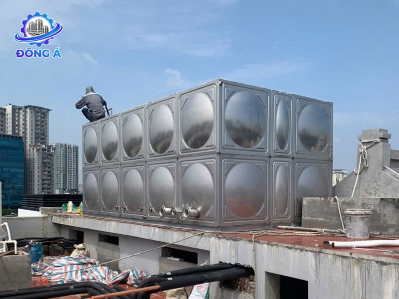 Bể nước inox công nghiệp Đông Á 270 m³