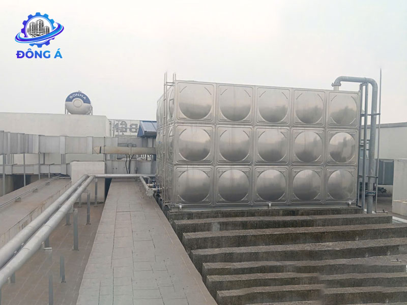 Bể nước inox công nghiệp Đông Á 270 m³