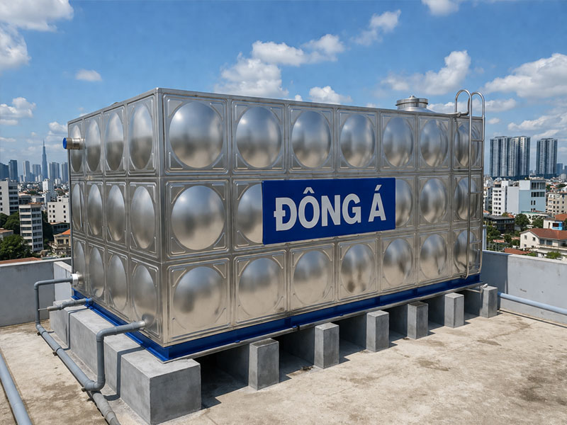 Bồn inox lắp ghép Đông Á 30.000L